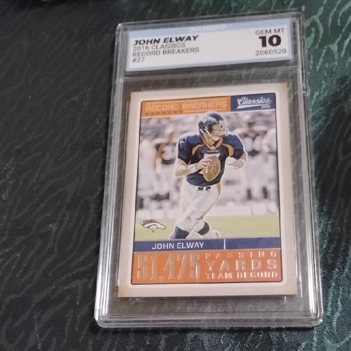 John Elway Record Breakers Card